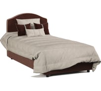 Кровать Шарм Класс 100 односпальная, велюр Дрим шоколад 34062026111