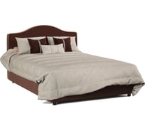 Кровать Шарм Класс 120 полутороспальная, велюр Дрим шоколад 34062026114