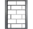 Стеллаж Comfort Avenue Мартина Графит 3114 WAR40E4CS160201FU3114EMP 3