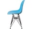 Комплект стульев пластиковых DERSTUHL 2 шт Black Eames, голубой, DSL03.008.2 5