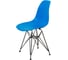 Комплект стульев пластиковых DERSTUHL 4 шт Black Eames, синий, DSL03.007.4 3