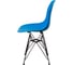 Комплект стульев пластиковых DERSTUHL 4 шт Black Eames, синий, DSL03.007.4 5