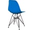 Комплект стульев пластиковых DERSTUHL 4 шт Black Eames, синий, DSL03.007.4 6