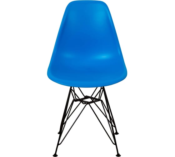 Стул пластиковый DERSTUHL Black Eames, синий DSL03.007