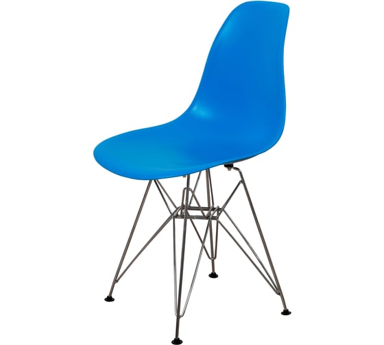 Комплект стульев пластиковых DERSTUHL 4 шт Chrom Eames, синий, DSL02.007.4