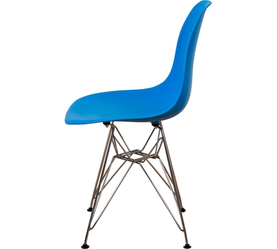Комплект стульев пластиковых DERSTUHL 4 шт Chrom Eames, синий, DSL02.007.4