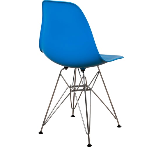 Комплект стульев пластиковых DERSTUHL 4 шт Chrom Eames, синий, DSL02.007.4