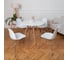 Стул пластиковый DERSTUHL Elegant Chrom Eames, Белый DSL028.001 2