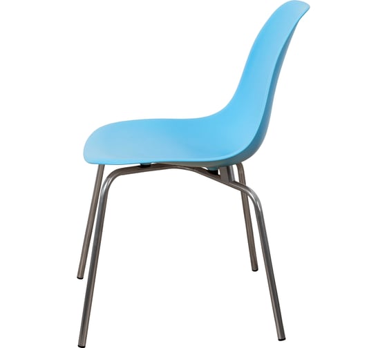 Стул пластиковый DERSTUHL Elegant Chrom Eames, Голубой DSL028.008