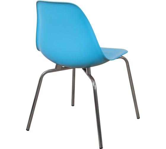 Комплект стульев пластиковых DERSTUHL 2 шт Elegant Chrom Eames, Голубой, DSL028.008.2