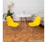 Комплект стульев пластиковых DERSTUHL 2 шт Elegant Chrom Eames, Лимон, DSL028.011.2 2