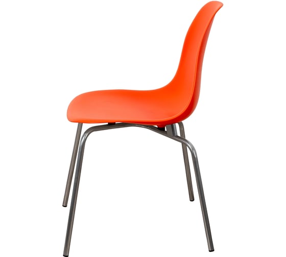 Комплект стульев пластиковых DERSTUHL 2 шт Elegant Chrom Eames, Оранжевый, DSL028.005.2