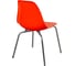 Комплект стульев пластиковых DERSTUHL 2 шт Elegant Chrom Eames, Оранжевый, DSL028.005.2 3