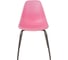 Комплект стульев пластиковых DERSTUHL 4 шт Elegant Chrom Eames, Розовый, DSL028.015.4 4
