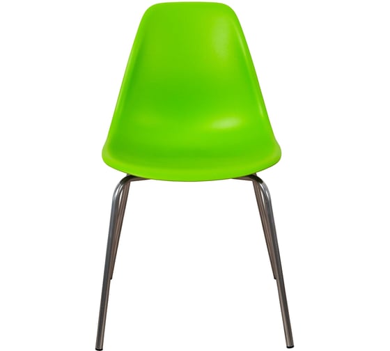 Стул пластиковый DERSTUHL Elegant Chrom Eames, Салатовый DSL028.012