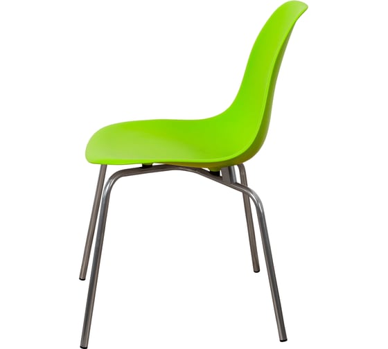 Стул пластиковый DERSTUHL Elegant Chrom Eames, Салатовый DSL028.012