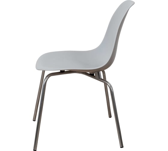 Стул пластиковый DERSTUHL Elegant Chrom Eames, Светло-серый DSL028.002
