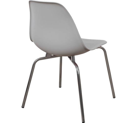 Стул пластиковый DERSTUHL Elegant Chrom Eames, Светло-серый DSL028.002