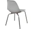 Комплект стульев пластиковых DERSTUHL 4 шт Elegant Chrom Eames, Светло-серый, DSL028.002.4 6