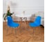 Стул пластиковый DERSTUHL Elegant Chrom Eames, Синий DSL028.007 2
