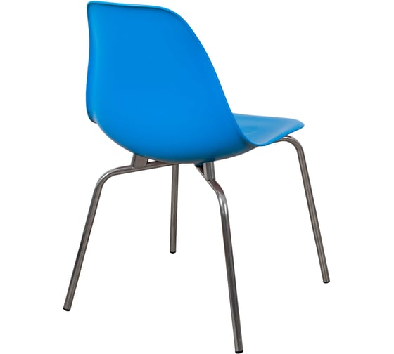 Комплект стульев пластиковых DERSTUHL 2 шт Elegant Chrom Eames, Синий, DSL028.007.2