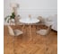 Комплект стульев пластиковых DERSTUHL 2 шт Elegant Chrom Eames, Темно-бежевый, DSL028.013.2 2