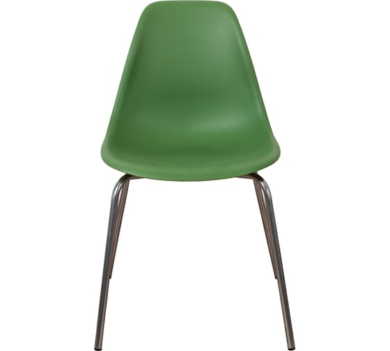 Стул пластиковый DERSTUHL Elegant Chrom Eames, Темно-зеленый DSL028.016