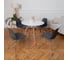 Комплект стульев пластиковых DERSTUHL 2 шт Elegant Chrom Eames, Темно-серый, DSL028.003.2 2