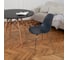 Комплект стульев пластиковых DERSTUHL 4 шт Elegant Chrom Eames,Темно-серый, DSL028.003.4 4