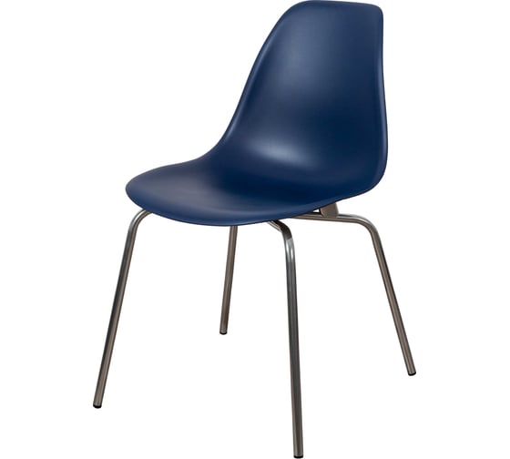 Стулья DERSTUHL Elegant Chrom Eames, темно-синий, 4 шт DSL028.017.4 1