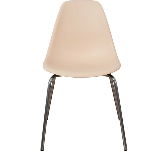 Стул пластиковый DERSTUHL Elegant Chrom Eames, Теплый бежевый DSL028.014