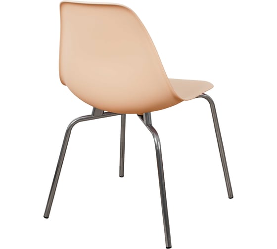 Стул пластиковый DERSTUHL Elegant Chrom Eames, Теплый бежевый DSL028.014