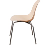 Комплект стульев пластиковых DERSTUHL 4 шт Elegant Chrom Eames, Теплый бежевый, DSL028.014.4