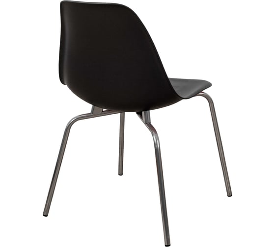Стул пластиковый DERSTUHL Elegant Chrom Eames, Черный DSL028.010
