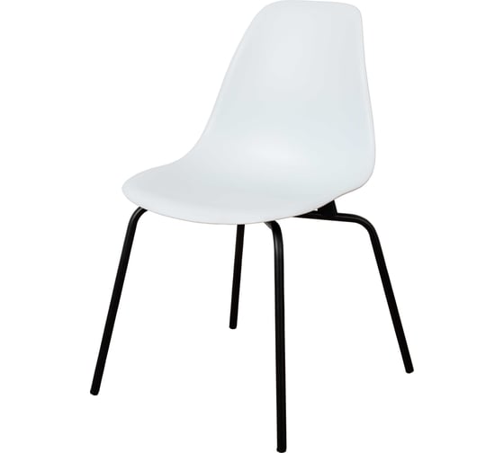 Стул пластиковый DERSTUHL Elegant Black Eames, Белый DSL038.001