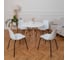 Стул пластиковый DERSTUHL Elegant Black Eames, Белый DSL038.001 2