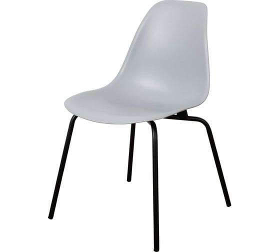 Стул пластиковый DERSTUHL Elegant Black Eames, Светло-серый DSL038.002