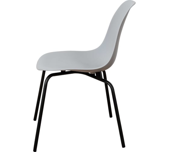 Стул пластиковый DERSTUHL Elegant Black Eames, Светло-серый DSL038.002