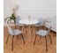 Комплект стульев пластиковых DERSTUHL 2 шт Elegant Black Eames, Светло-серый, DSL038.002.2 2
