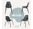 Комплект стульев пластиковых DERSTUHL 4 шт Elegant Black Eames,Темно-серый, DSL038.003.4 5