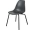Комплект стульев пластиковых DERSTUHL 4 шт Elegant Black Eames,Темно-серый, DSL038.003.4 7