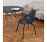 Комплект стульев пластиковых DERSTUHL 4 шт Elegant Black Eames,Темно-серый, DSL038.003.4 4
