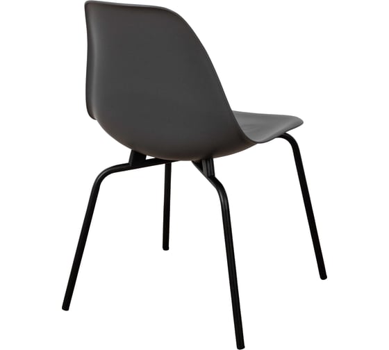 Стул пластиковый DERSTUHL Elegant Black Eames, Темно-серый DSL038.003