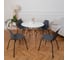 Стул пластиковый DERSTUHL Elegant Black Eames, Темно-серый DSL038.003 2