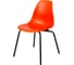 Комплект стульев пластиковых DERSTUHL 2 шт Elegant Black Eames, Оранжевый, DSL038.005.2 3