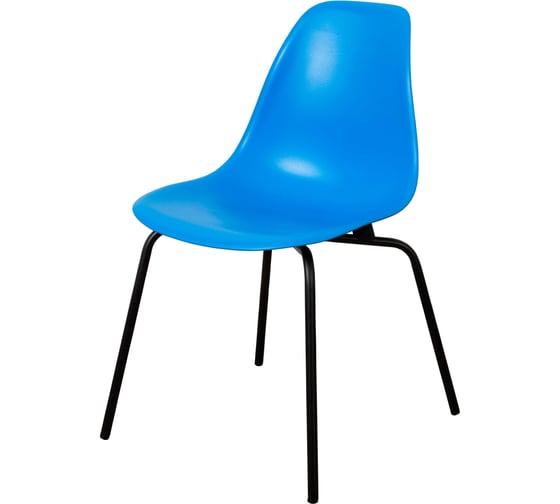 Стул пластиковый DERSTUHL Elegant Black Eames, Синий DSL038.007