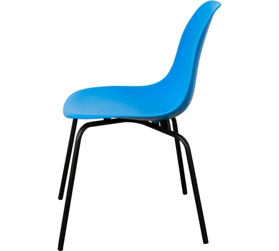 Стул пластиковый DERSTUHL Elegant Black Eames, Синий DSL038.007