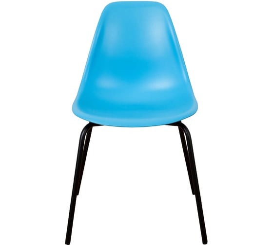 Стул пластиковый DERSTUHL Elegant Black Eames, Голубой DSL038.008