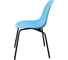 Комплект стульев пластиковых DERSTUHL 4 шт Elegant Black Eames, Голубой, DSL038.008.4 5