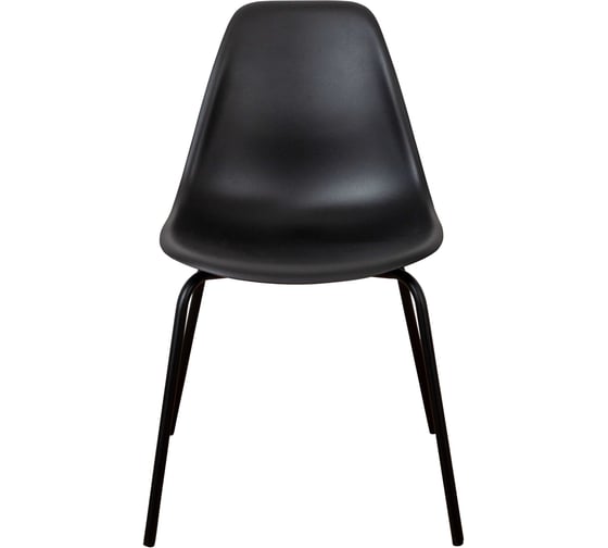 Комплект стульев пластиковых DERSTUHL 2 шт Elegant Black Eames, Черный, DSL038.010.2